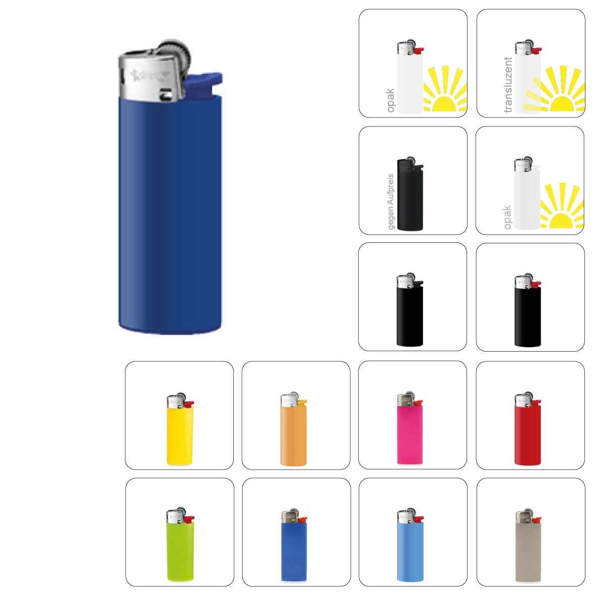 BIC J25 Mini Werbefeuerzeug